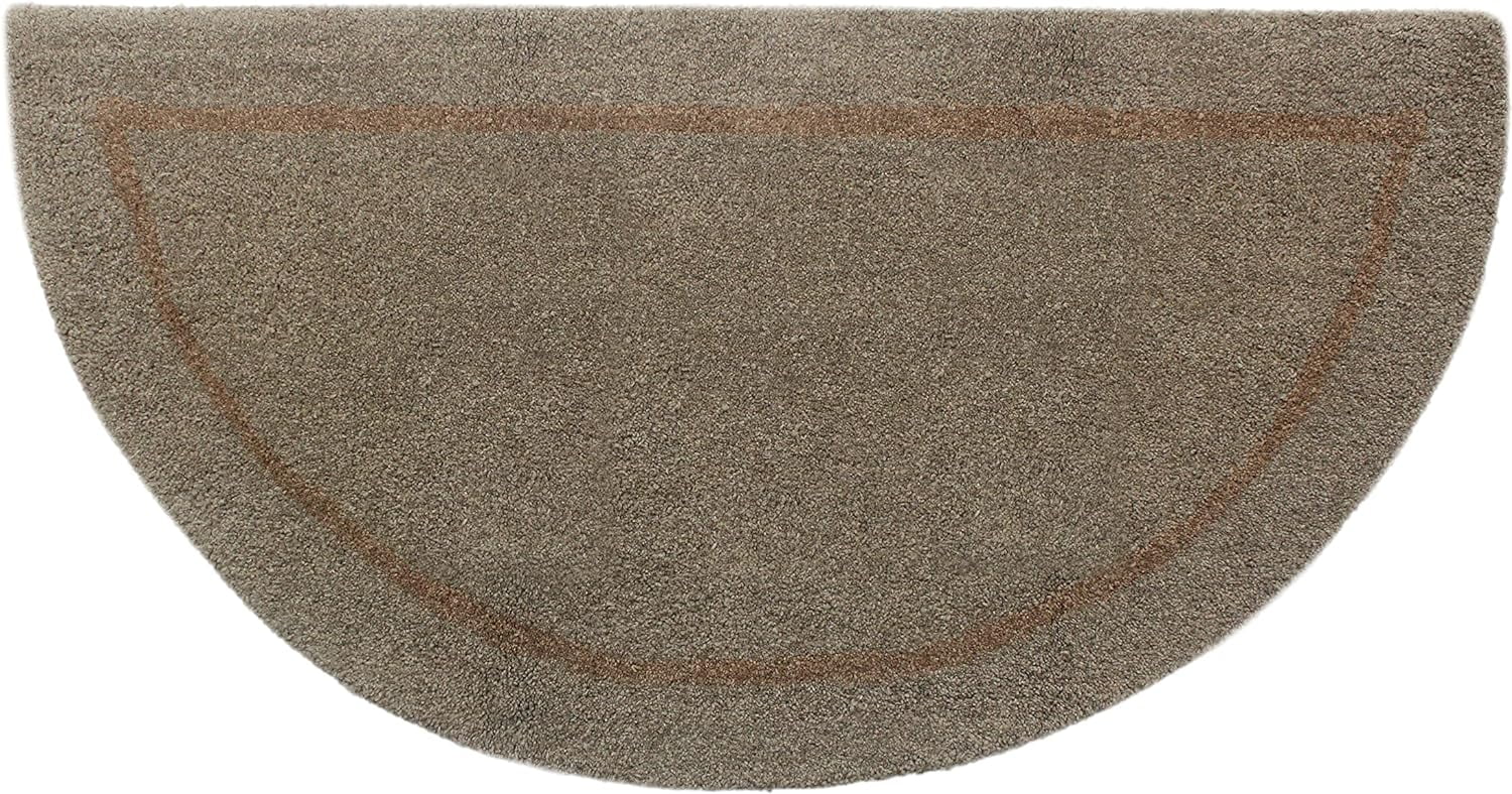 Pure Wool Fireplace Rug Half Moon Hearth Area Rug Carpet Fire
