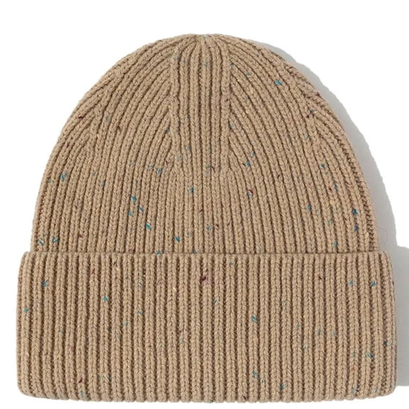Pure Wool Woven Hat – Unisex, High-Quality, Breathable & Insulating, Traditional Weaving Techniques fragmented beige