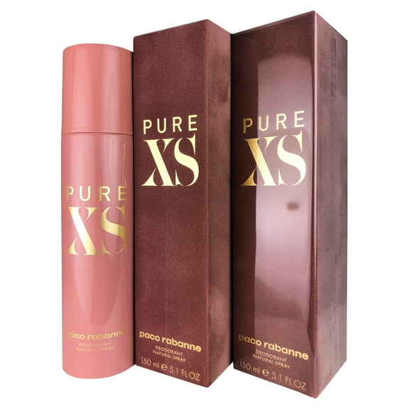 Pure XS for Women by Paco Rabanne 5.1 oz Deodorant Natural Spray 2 Pack