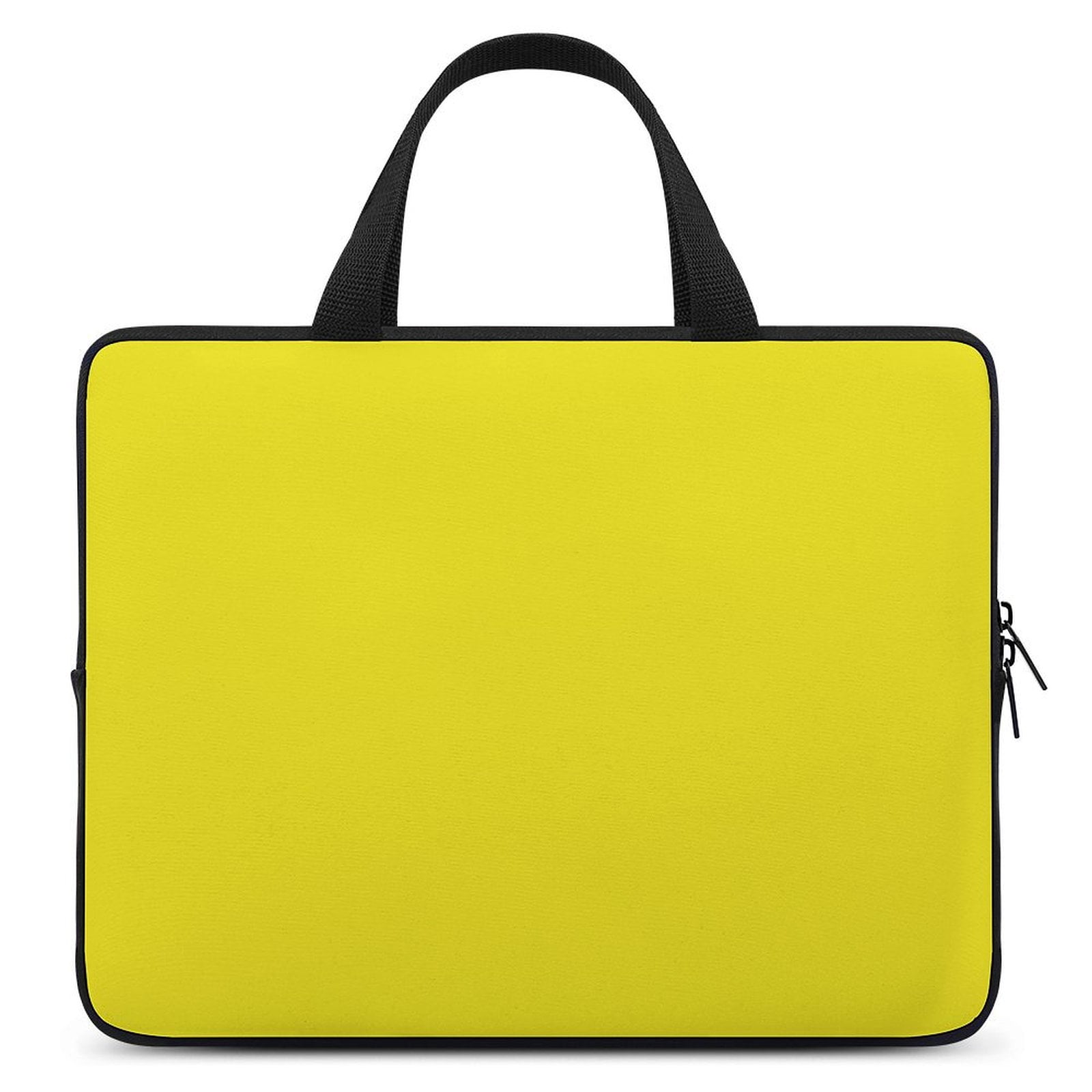 Pure Yellow Laptop Bag Women Man 10 12 13 15 17 Inch Office Notebook ...