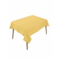 thumbnail image 1 of Pure Yellow Table Cloth, Simple Solid Color Waterproof Tablecloth for Rectangle Tables, Reusable Washable Fabric Table Cover for Restaurant Kitchen Dining Tables 52"x70", 1 of 6