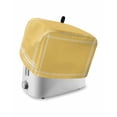 thumbnail image 1 of Pure Yellow Toaster Cover 2 Slice, Simple Solid Color Dustproof Bread Machine Oven Cover with Storage Pockets, Fits Most Kitchen Toasters Protector, 1 of 5