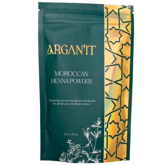 Pure and Natural Premium Moroccan Henna Powder 3.5oz for Hair Dye