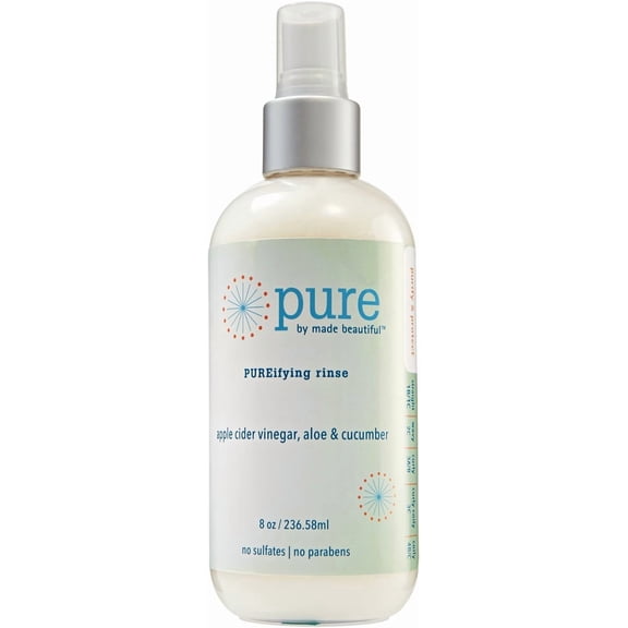 Pure by Made Beautiful Apple Cider Vinegar and Cucumber Pureifying Rinse, 8 Oz