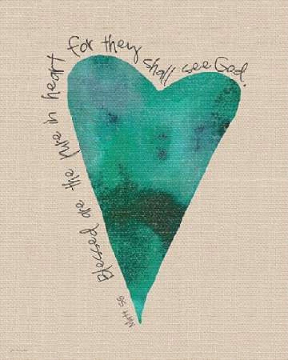 Pure in Heart Canvas Art - Jo Moulton (24 x 30)