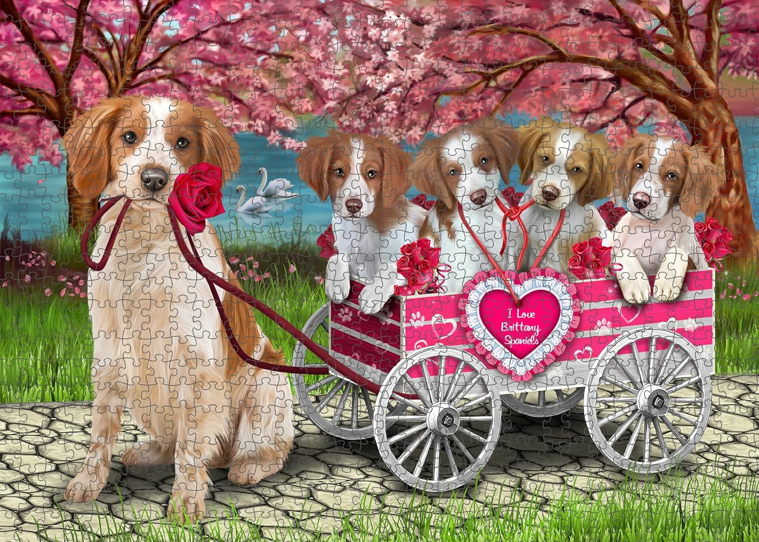 Pure love puppy dog-Jigsaw Puzzles 1000 Pieces for Adults - Challenging ...