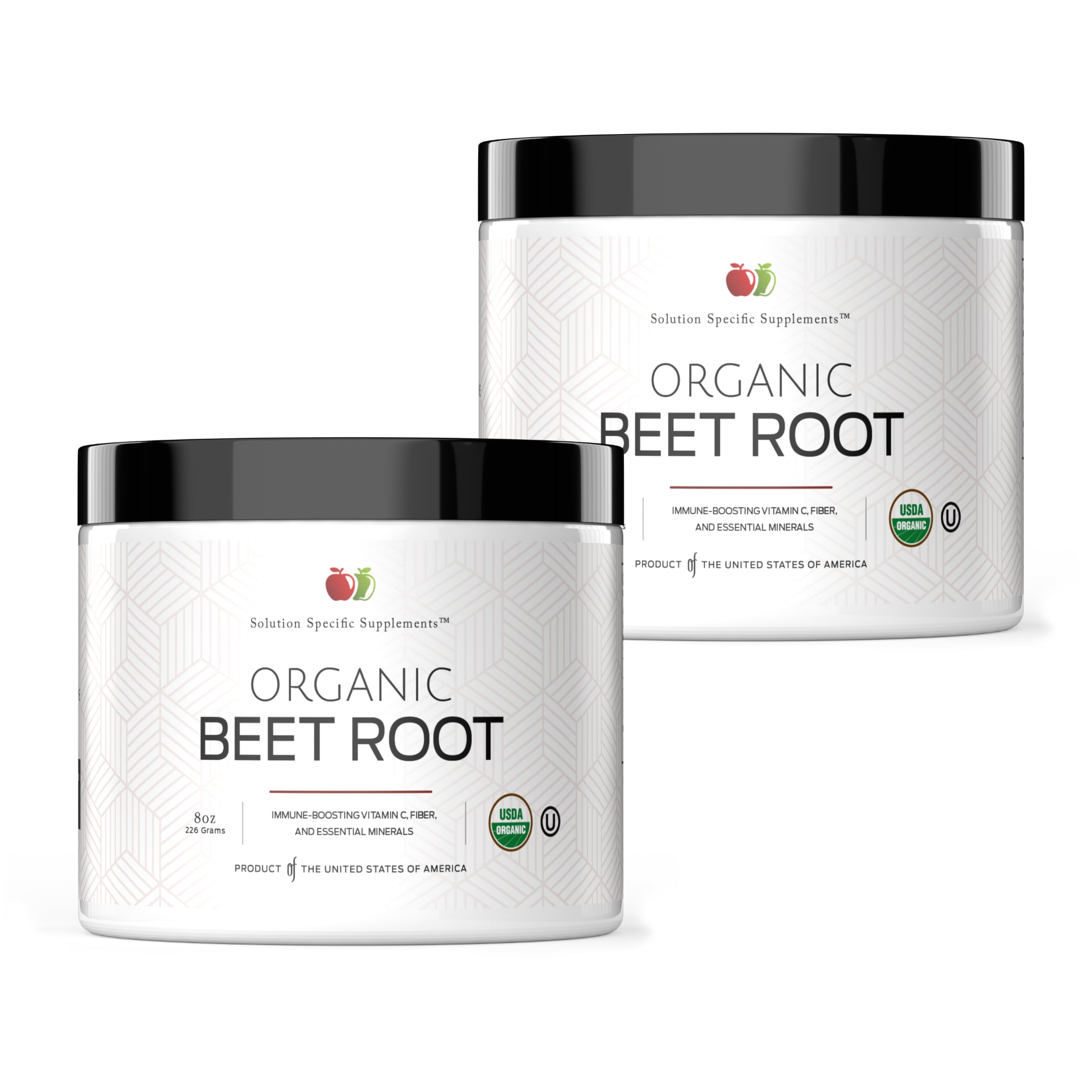 Pure organic beet root powder supplement, pure organic beetroot juice