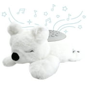 PureBaby Sound Sleepers Portable Baby Sound Machine & Star Projector - Plush Sleep Aid for Baby and Toddlers, Night Light Display, 10 Lullabies, White Noise, and Heartbeat Sounds (Polar Bear)