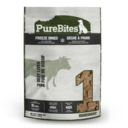 PureBites Beef Freeze Dried Dog Treats, 1 Ingredient, Made In USA, 16.6oz