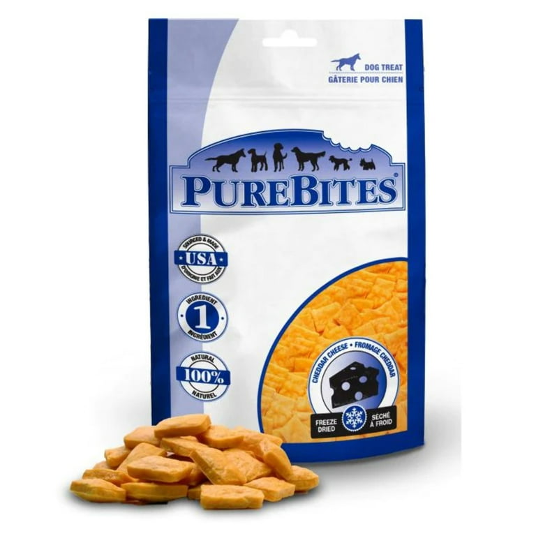 PureBites Freeze Dried Cheddar Cheese Dog Treats PureBites Freeze Dried Cheddar Cheese Dog Treats