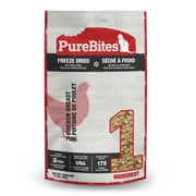 PureBites Chicken Freeze Dried Cat Treats, 1 Ingredient, 2.3oz