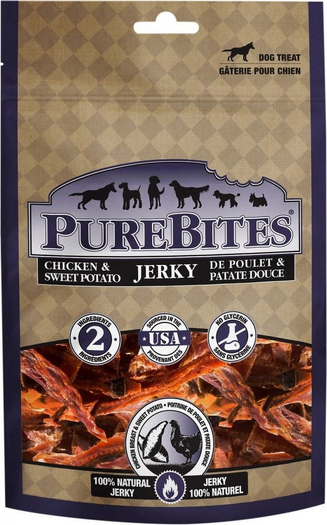 PureBites Chicken & Sweet Potato Jerky Dog Treats 13.2 oz