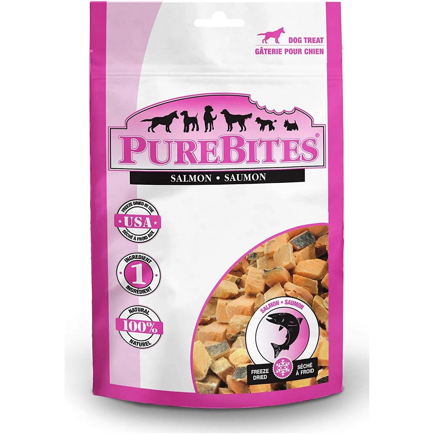 PureBites FreezeDried Salmon Dog Treats 2.47 oz.