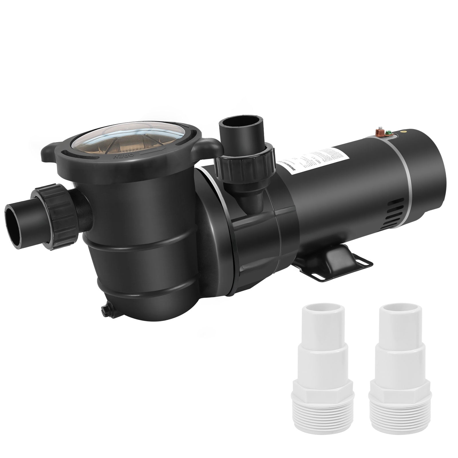 PureBy Above Ground Pool Pump 2HP Variable 2 Speed 115v 5160GPH w/ on/off switch