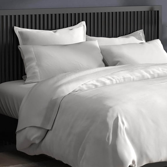PureCare Dual Sided Reversible Soft Touch/Bamboo Sham Set King Pillow with Tencel ™ Lyocell Modal Fibers and Lush Bamboo - 20" x 36"