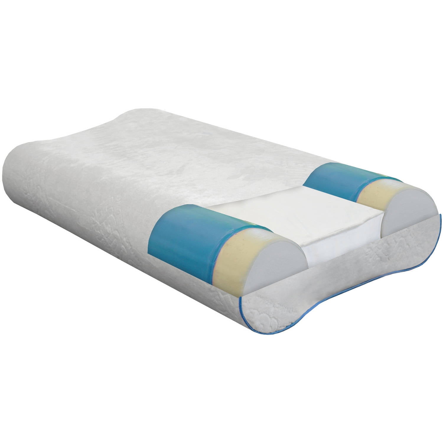 PureCare One Dual Silhouette Support Gel Wrapped Memory Foam Pillow