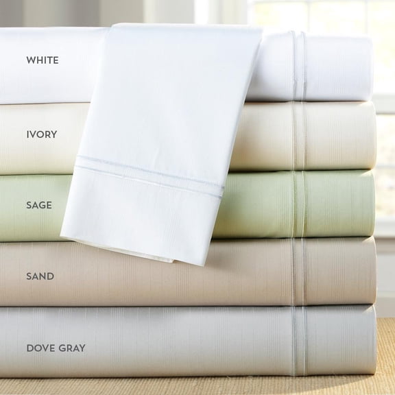 New Purecare Bamboo Elemnet Terrene Premium Queen Ivory Pillowcase Set