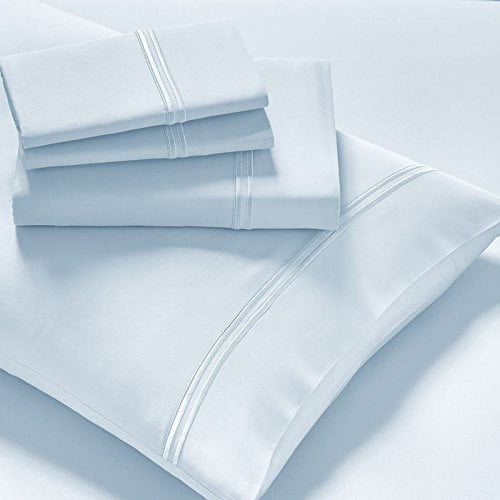 New Purecare Elements Premium Modal Full Light Blue Sheet Set