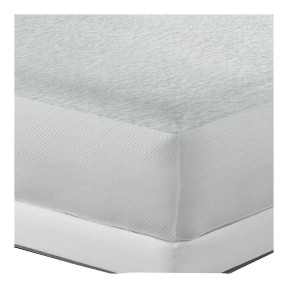 Purecare Stainguard Cotton Terry 1-Sided Mattress Protector In Size Queen