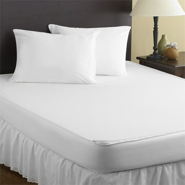 PureCare Total Encasement Mattress Protector QUEEN, White