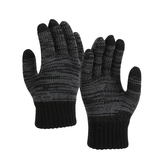 PureCasa Christmas Gloves for Women Gift for Women Winter Touch Screen Gloves Snow Flower Printing Keep Warm for Women