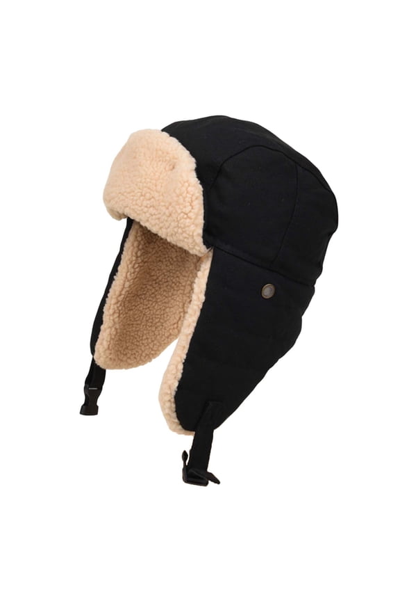 Cold Weather Trapper Hat for Women Men Warm Sherpa Fleece Winter Hats for Men Windproof Earflap Cap Hunting Ski Outdoor Hat Head Warmer