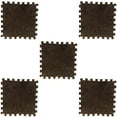thumbnail image 1 of PureCasa Puzzle Carpet Squares 5pcs 11.81inch Thick Padded Squares for Play Mats & Flooring Tile with Cushions, Playroom & Classroom Rug, 1 of 2