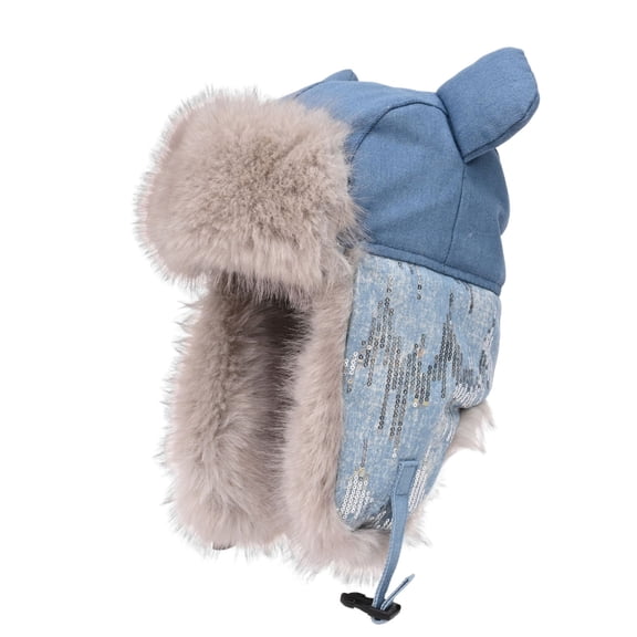 PureCasa Trapper Hat for Women Men Adjustable Ushanka Waterproof Winter Fleece Hat Fashion Soft Hat for Adult