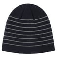 thumbnail image 1 of PureCasa Winter Hat Beanie for Men Women Fashion Striped Beanie Cuffed Winter Warm Cozy Chunky Rib Knit Hat for Running Cycling Snow Ski Beanie, 1 of 3