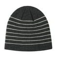 thumbnail image 1 of PureCasa Winter Hat Beanie for Men Women Fashion Striped Beanie Cuffed Winter Warm Cozy Chunky Rib Knit Hat for Running Cycling Snow Ski Beanie, 1 of 3