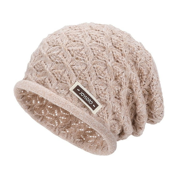 PureCasa Winter Soft Hat for Women Soft Knit Winter Warm Knitted Woolen Hat Cutout Lightweight Slouchy Crochet Beret Beanie Hat