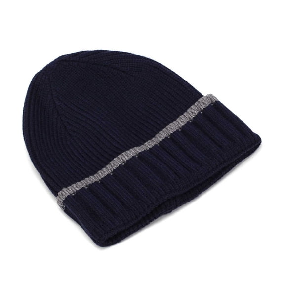 PureCasa Women's Beanie Knitted Hat Warm Solid Color Cozy Plush Sherpa Lined Ribbed Cuff Winter Hat for Women