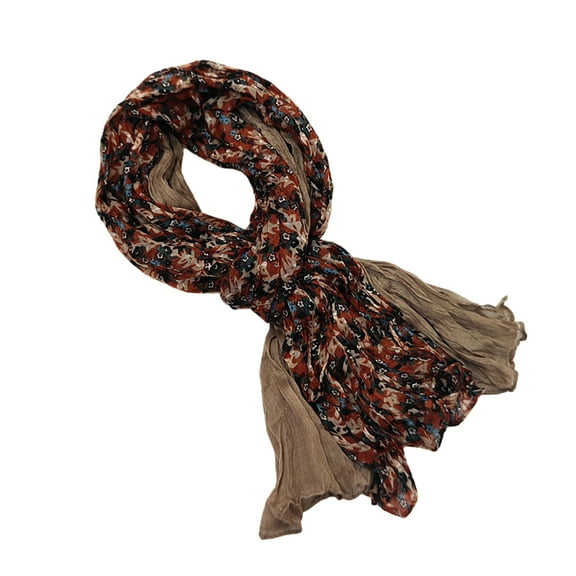 PureCasa Women's Scarves Shawl Wrap Long Head Neck Scarf for Women Lightweight Floral Shawls Scarves Four Season Use