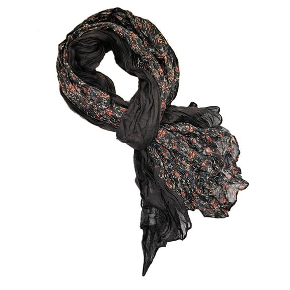 PureCasa Women's Scarves Shawl Wrap Long Head Neck Scarf for Women Lightweight Floral Shawls Scarves Four Season Use