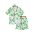 thumbnail image 1 of PureChapter Boys' Clothing Sets Boys Summer Outfits Hawaiian Vacation Collared Shirt & Shorts 2-Piece Casual Beach Wear for Kids 8-12 Years, 1 of 8