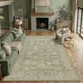 thumbnail image 1 of PureCozy 9'x12' Large Area Rugs for Living Room Vintage Oriental Traditional Bedroom Dining Room Office Farmhouse Soft Low Pile Distressed Washable Non-slip Green Rugs Carpet, Green, 1 of 7