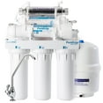 thumbnail image 1 of PureDrop RTW5U Reverse Osmosis RO Water Filter System with UV Filter, Ultraviolet Under Sink RO Water Filtration System, 6 Stage UV Under Sink RO Water Filter with Faucet, TDS Reduction, White, 1 of 8