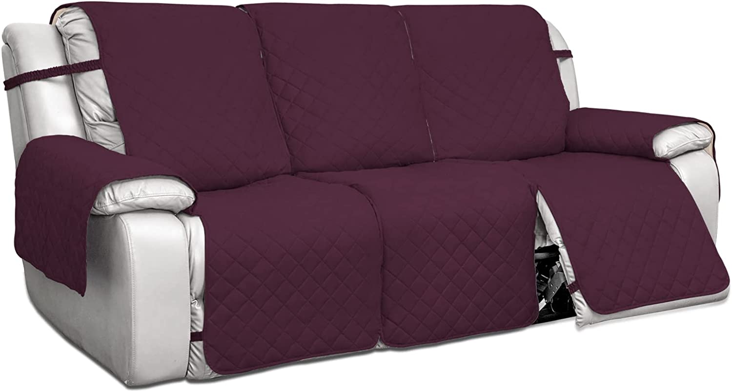 PureFit Water Resistant Reversible Sofa Covers for Reclining Sofa 2