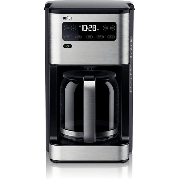 PureFlavor 14‑Cup Programmable Coffee Maker – Fast Brew Speed, Touch ...