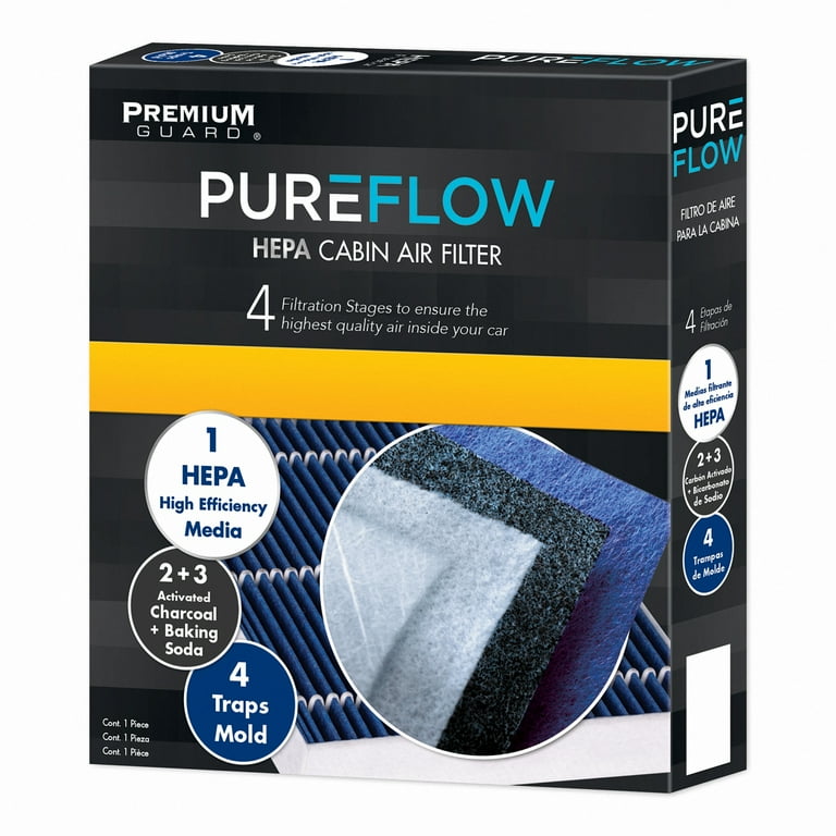 Pureflow air filters for clearance vehicles