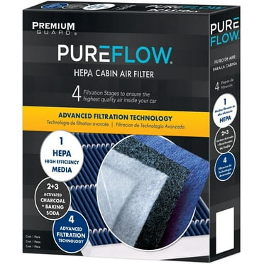 PureFlow HEPA Cabin Air Filter PC99542HX | Fits 2020-2025 Ford Explorer, Escape, 2021-2025 Bronco Sport, 2022-2025 Maverick, 2021-2025 Mustang Mach-E, 2020-2025 Police Interceptor Utility