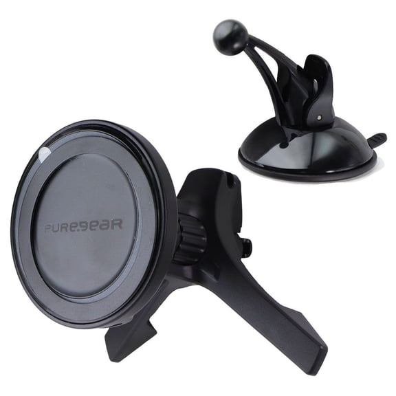 PureGear 15W Magnetic Wireless Charging Car Mount - Vent Clip/2x Mounts (NEW)