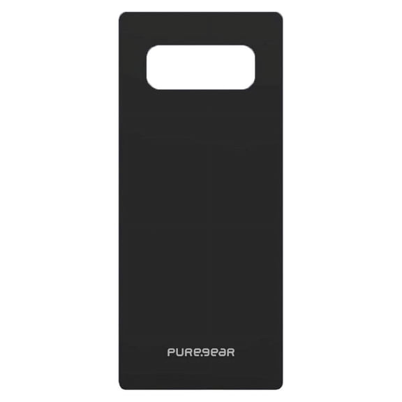 PureGear [Black] Rear/Back Tempered Glass Plate/Panel for Samsung Galaxy Note 8 (SM-N950)