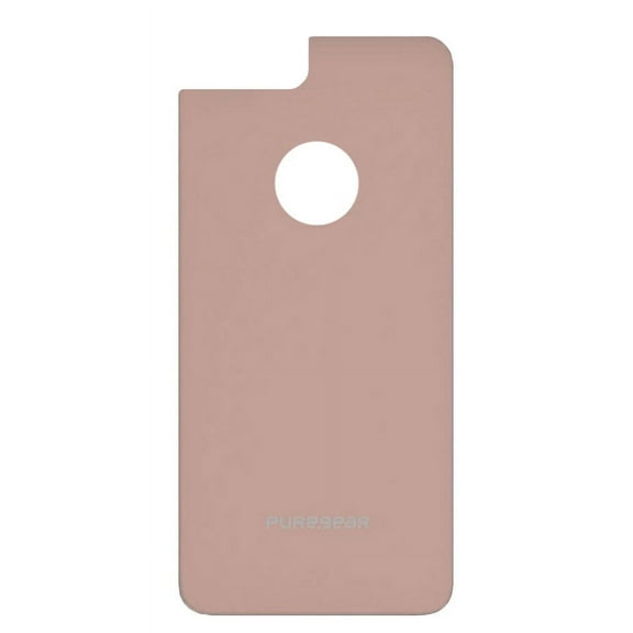 PureGear [Blush Rose Gold] Rear/Back Tempered Glass Plate/Panel for Apple iPhone 8 Plus, 7 Plus, 6 Plus, 6s Plus