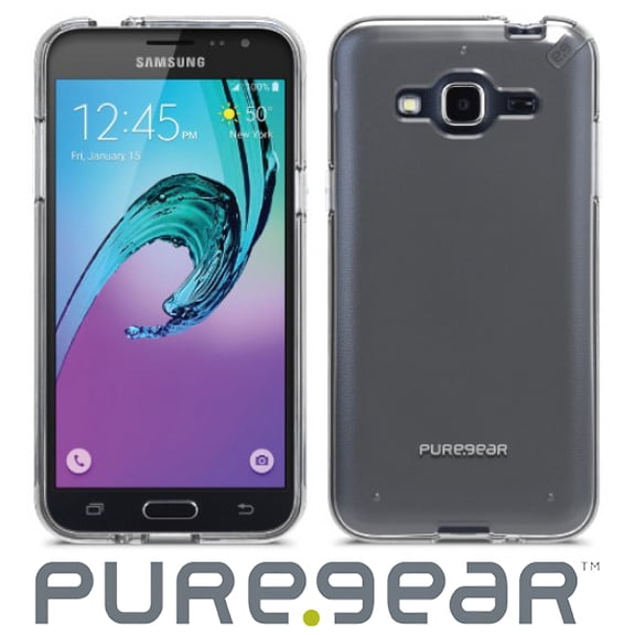 Case for Express Prime, PureGear Clear SlimShell Hard Case Transparent Cover for Samsung Galaxy Express Prime, AT&T SM-J320A, SM-J320P