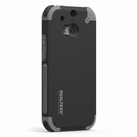 PureGear DualTek Protective Cell Phone Case - HTC One - Black