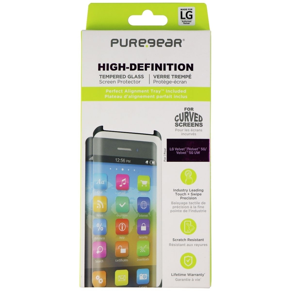 2 Pellicole In Vetro Temperato Per LG Velvet 5G – Durezza 9H, 0,3mm, Antigraffio, Anti-Impronta – Facile Installazione