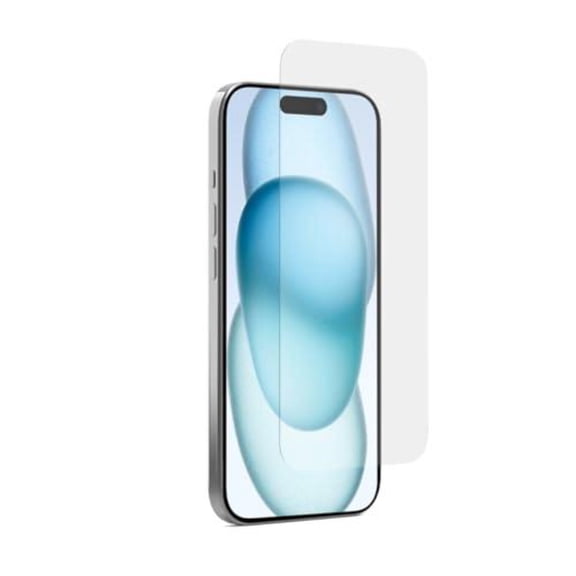 PureGear Maximum Clarity HD Tempered Glass Screen Protector for Apple iPhone 15 (2023) 6.1", Full Coverage, Case Friendly Fit, Lifetime Replacement (Self Alignment Installation Tray included)