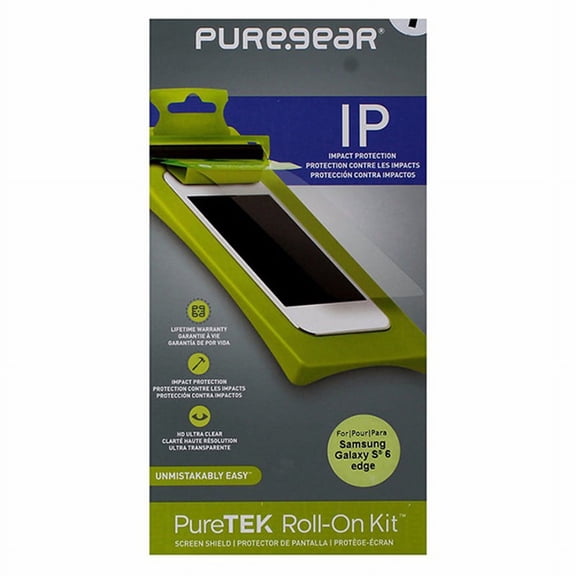 PureGear PureTek Roll On Kit (IP) Screen Protector for Samsung Galaxy S6 edge