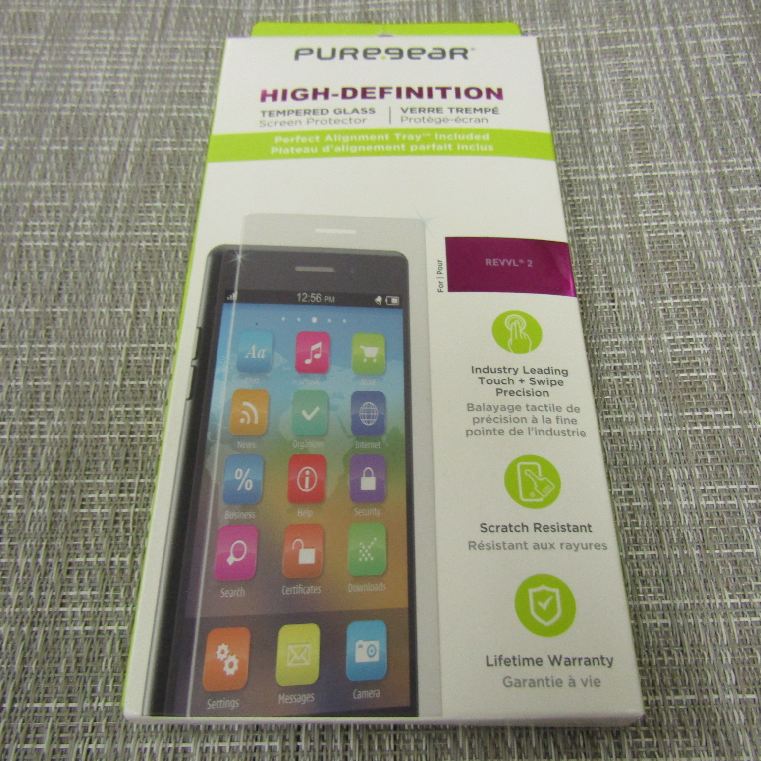 PureGear Tempered Glass Screen Protector for TMobile REVVL 2